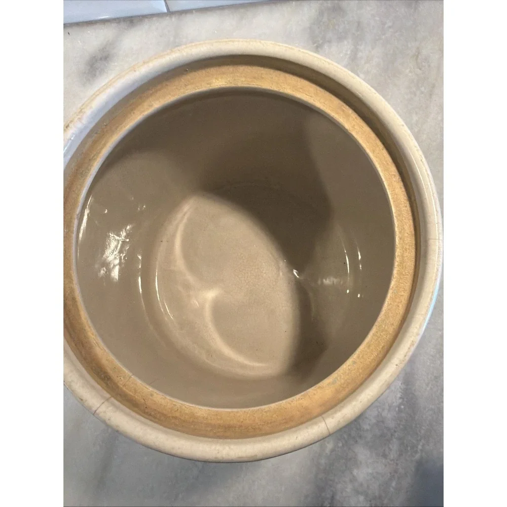Vintage Amazing Stoneware Crock VERY OLD GW997
